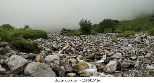 Beautiful Scenic Natural Landscape Views From Valley Of Flowers National Park India