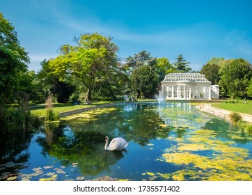 Beautiful Scenic View Of The Famous Gunnersbury Park In London In A Sunny Day