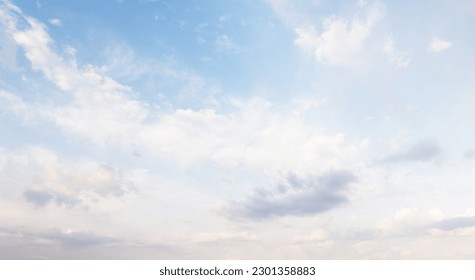 A beautiful scenic view of the sky with clouds, showcasing the natural beauty and peacefulness of the landscape