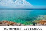 The beautiful sea of Premantura, Croatia