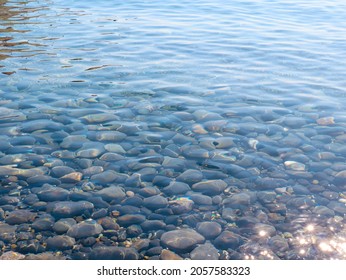 beautiful sea rocky beach and clear water - Powered by Shutterstock