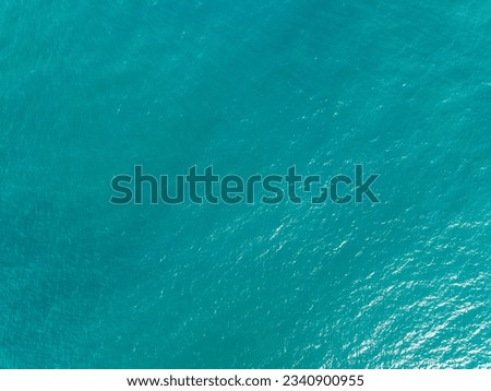 Beautiful sea summer landscape, Waves sea water surface, High quality sea top view, Bird's eye view ocean ,Sea ocean waves background