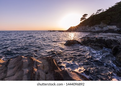 
Beautiful Sea And Sunset From Miura Peninsula