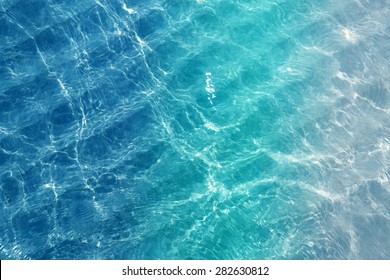 Beautiful Sea Water Is Photographed Close Up