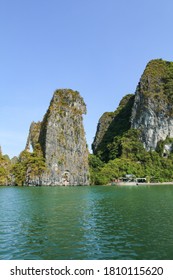 Beautiful Seascape In Ha Long Bay, Vietnam.