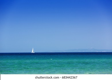 Sailboats In Distance Hd Stock Images Shutterstock