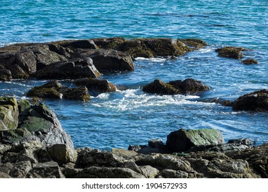 A Beautiful Seascape In Sooke, Vancouver Island, Canada