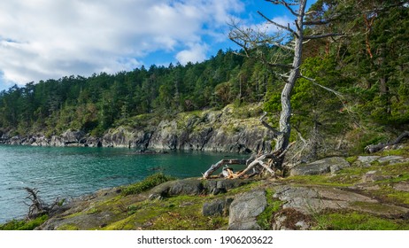 A Beautiful Seascape In Sooke, Vancouver Island, Canada