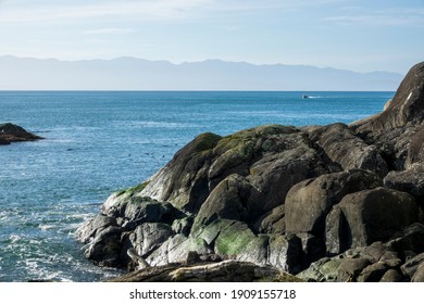 A Beautiful Seascape In Sooke, Vancouver Island, Canada