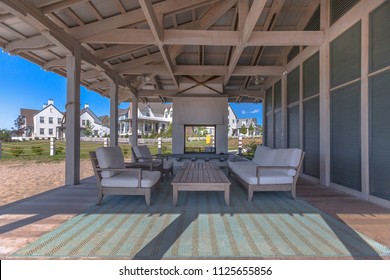 Beautiful Seating Area In Clubhouse