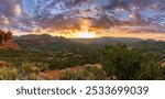 Beautiful Sedona, Arizona Sunrise View 