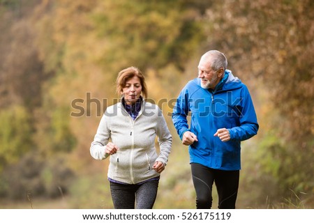 Similar – Image, Stock Photo Running forest Nature