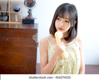 Beautiful Sexy Girl Japanese Old Style Stock Photo Edit Now