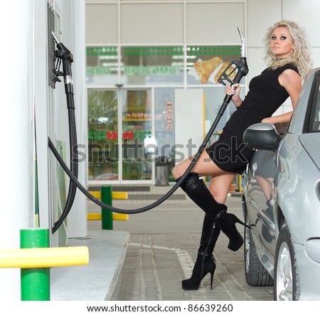 sexy gas station girl Brazilian cock club