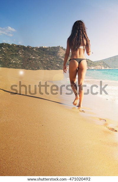 Hot ass waking Beautiful Sexy Latina Girl Walking On Stock Photo Edit Now 471020492