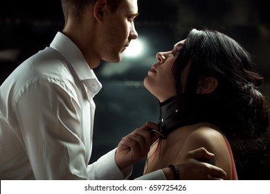 Beautiful Sexy Woman Slave Collar Bdsm Stock Photo Shutterstock