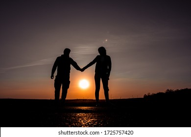 Couple Silhouette Images, Stock Photos & Vectors | Shutterstock