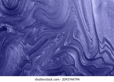Beautiful shimmer stains of liquid nail polish,colored in trendy violet color of 2022. - Shutterstock ID 2093744794
