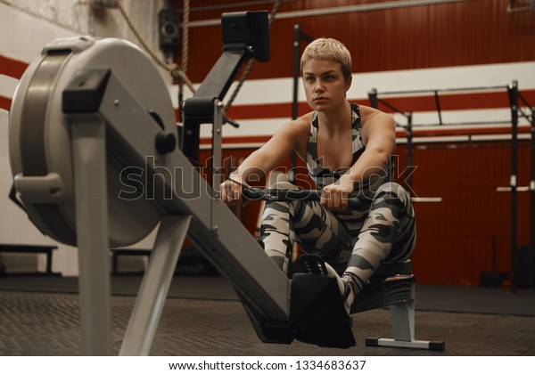 Beautiful Short Haired Blonde Woman Stylish Stock Photo Edit Now