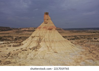 Beautiful Shot Of Bardenas Reales Semi-desert Natural Region In Spain