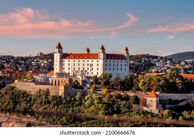 A beautiful shot of Bratislava Castle in Slovakia