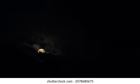 1,297 Full Moon Behind The Clouds At Night Images, Stock Photos ...