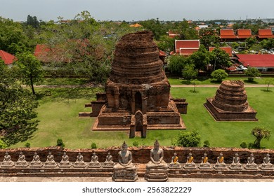 A beautiful shot of historic ruins of a landmark in Ayutthaya, the ancient capital of Thailand - Powered by Shutterstock