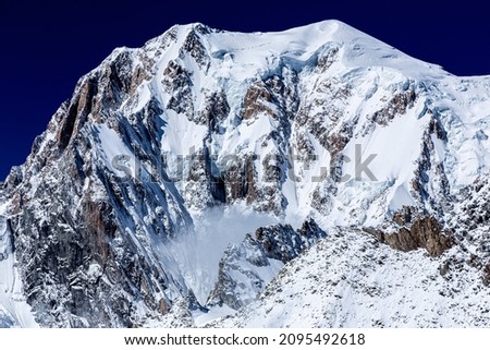 Similar – Image, Stock Photo Winter dress of my house mountain