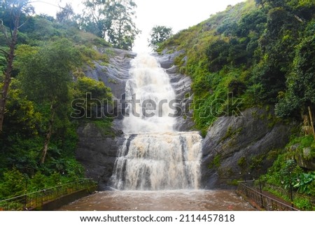 beautiful silver cascade waterfalls kodaikanal