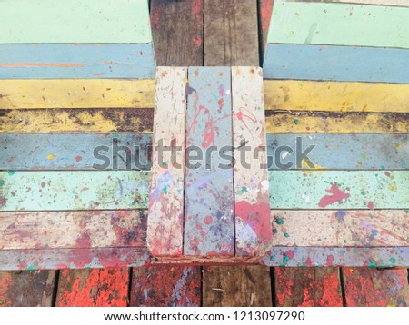 Beautiful Simple Painted Wooden Table Background Stock Photo Edit