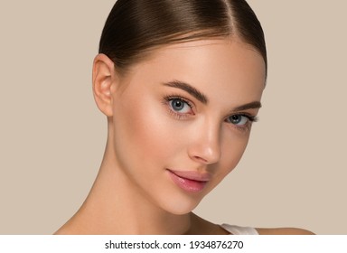 Beautiful Skin Woman Face Healthy Beauty Skin Care Female Model