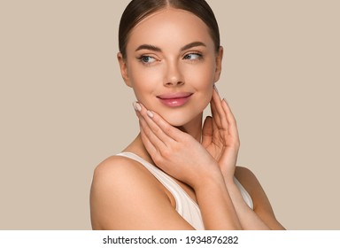 Beautiful Skin Woman Face Healthy Beauty Skin Care Female Model