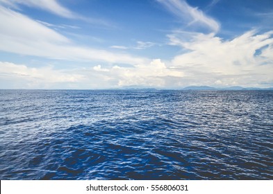 Beautiful Sky And Blue Ocean