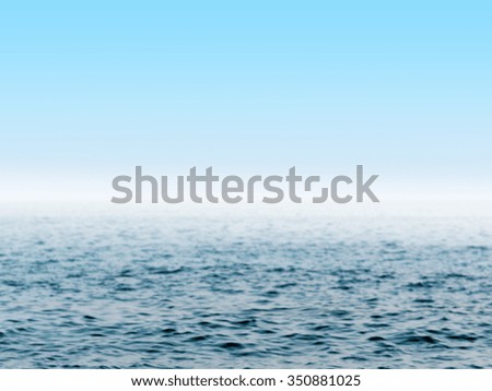 Similar – woman in red swimsuit walks by the sea. blurred