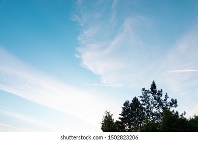 Beautiful Sky Cloud Streaks In Western Washington!