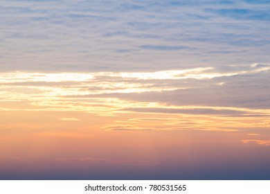 beautiful sky and clouds sunrise in morning  - Shutterstock ID 780531565