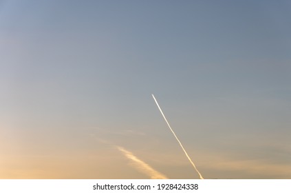 Beautiful Sky At Dusk, Slough, UK