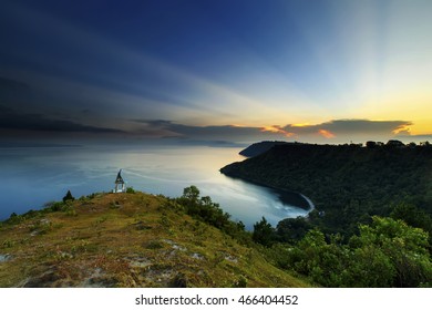 Beautiful Sky In Lake Toba,,North Sumatra