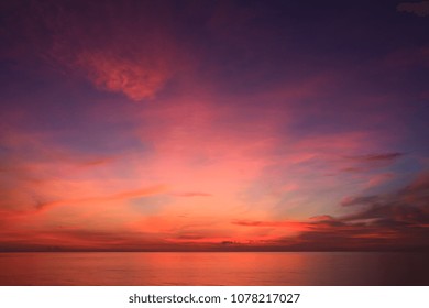 Beautiful sky on twilight time for background - Shutterstock ID 1078217027