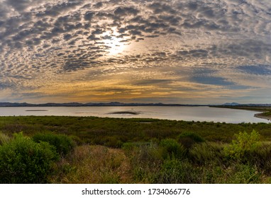 A Beautiful Sky Over The Wetlands In Vallejo, Ca. Solano County