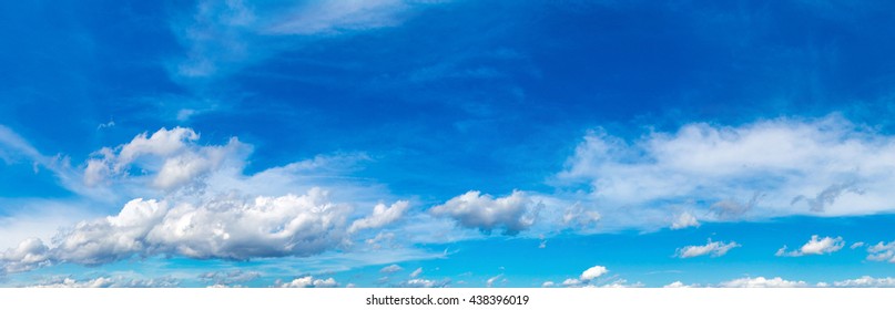 Beautiful Sky Panorama In A Summer Day