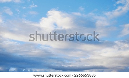 beautiful sky view with beautiful clouds