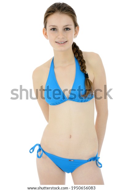 Pale Teen Bikini