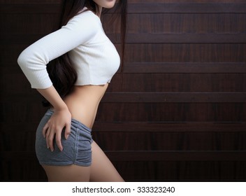 Beautiful Slim Woman Body