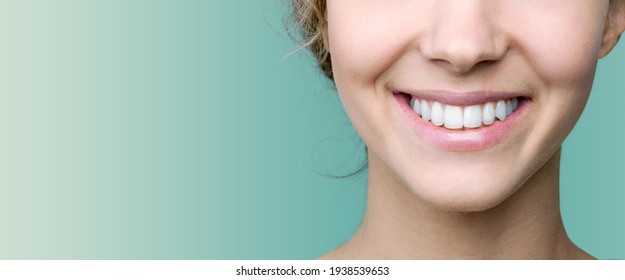 Beautiful Smile Of Young Woman With Healthy White Teeth