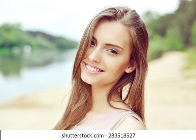 Beautiful smiling girl