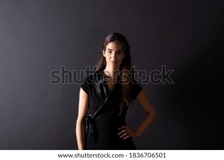 Woman in jacket Feminine