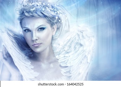 Beautiful snow queen