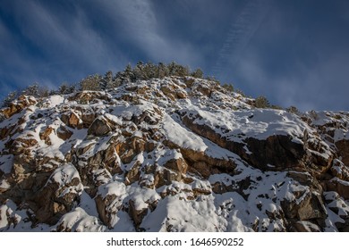 Snowy Rock Wall Hd Stock Images Shutterstock