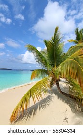 The Beautiful Solomon Bay At Virgin Islands National Park - St John (USVI).